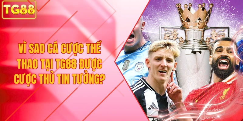 Vì sao Cá Cược Thể Thao Tại TG88 được cược thủ tin tưởng?